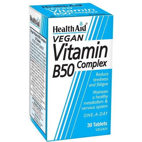 Health Aid Βитамин B 50 Complex Комплекс от витамини Β 30 таблетки