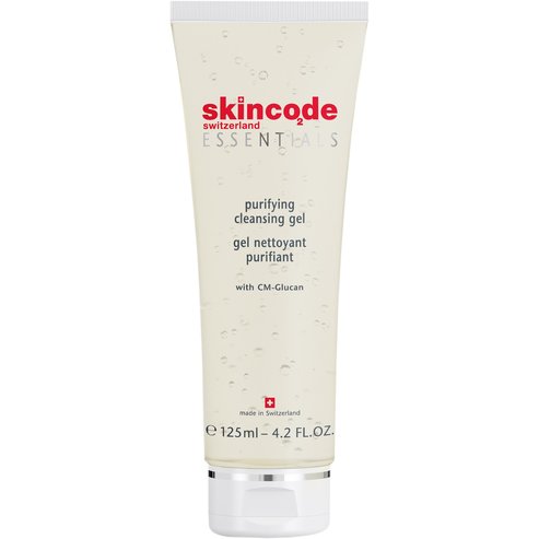 Skincode Purifying Cleansing Gel Гел  ефективно отстранява грима и омазняването на кожата  125ml