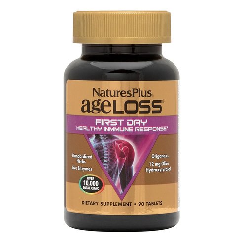 Natures Plus AgeLoss First Day Healthy Inmmune Response 90tabs
