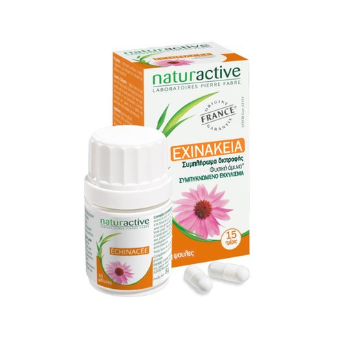 Naturactive Echinachea Хранителна добавка за физическо укрепване на тялото и защита на имунитета 30 капс