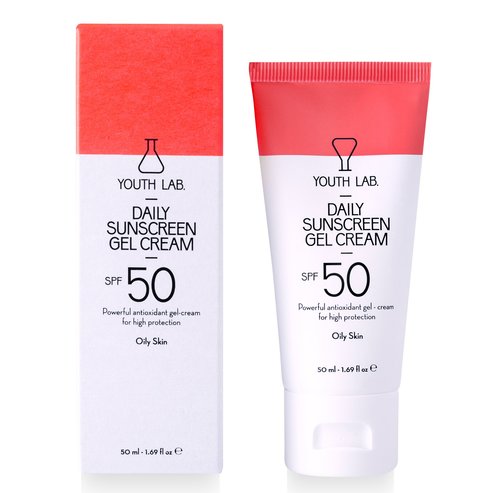 Youth Lab Daily Sunscreen Gel Cream Spf50 Oily Skin,  Цветен слънцезащитен крем за мазна кожа 50мл