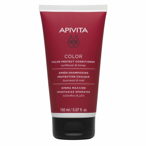Apivita Color Protect Защитен балсам за боядисана коса със слънчоглед и мед 150ml