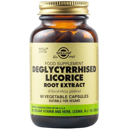 Solgar Deglycyrrhised Licorise Root Extract 60 veg tabs