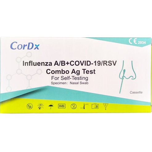 CorDX Influenza A/B & Covid-19/RSV Combo Ag Rapid Self Test 1 бр