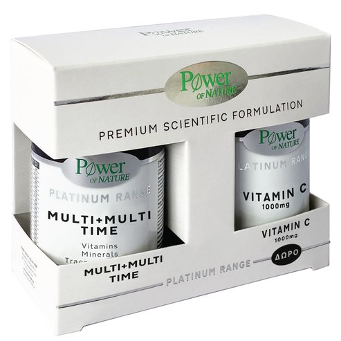 Power Health Promo Platinum Range Multi+Multi Time 30tabs & подарък Vitamin C 1000mg 20tabs