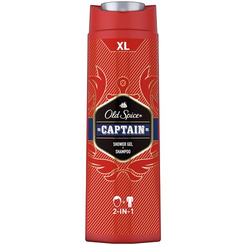 Old Spice Captain Shower & Shampoo 400ml
