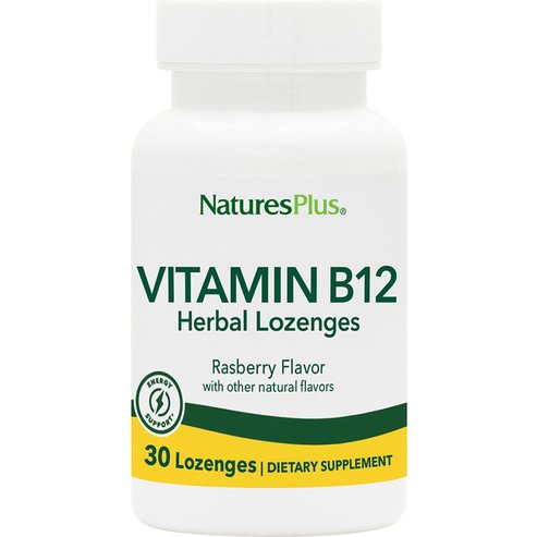 Natures Plus Vitamin B-12 1000μg 30 Lozenges