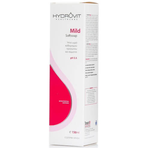 Hydrovit Mild Softsoap Нежен почистващ препарат за лице и тяло  pH 5,5 150ml