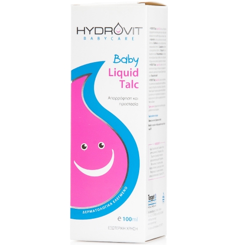 Hydrovit Baby Liquid Talc Течна Пудра , Изключително Приятелски чувствителна и Нежна кожата на Бебето100ml