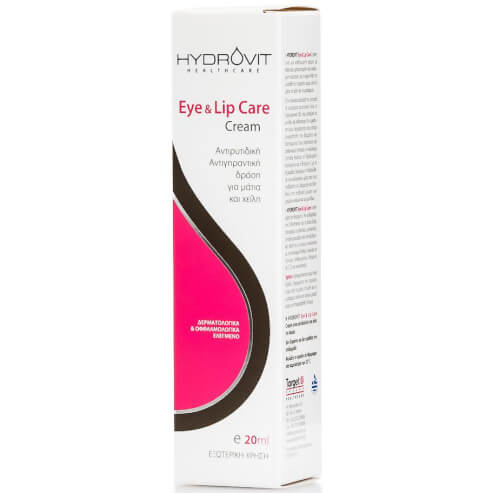 Hydrovit Eye & Lip Care Cream, Крем против бръчки  и действие за очи и устни 20ml
