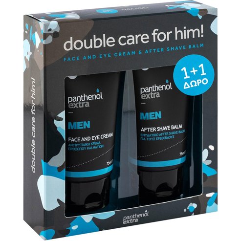 Medisei Промо комплект Panthenol Extra Men Face & Eye Cream 75ml & Подарък After Shave Balm 75ml