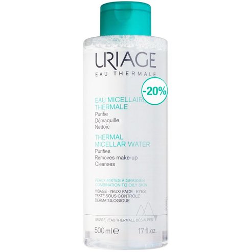 Uriage Eau Thermal Micellar Water Combination to Oily Skin 500ml Promo -20%