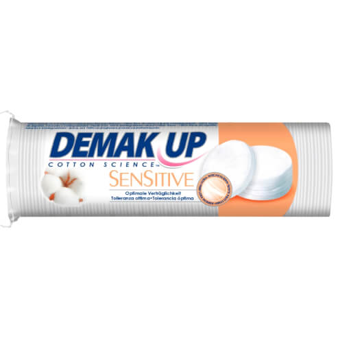 Demak Up Sensitive Тампони за отстраняване на грим 72 броя Promo +20% Бонус