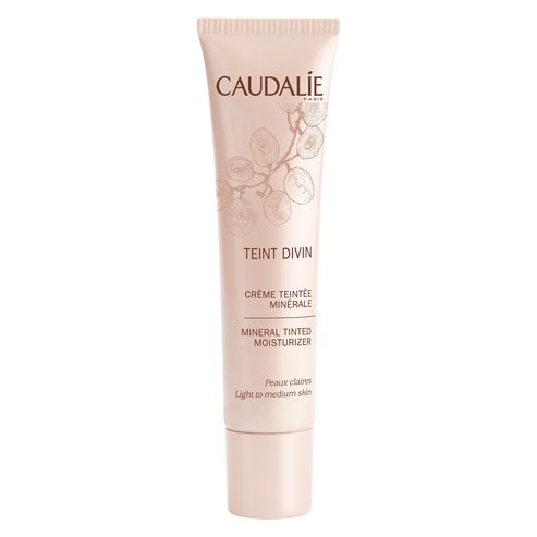 Caudalie Teint Divin Mineral Tinted Moisturizer Тониращ хидратант за безупречен вид, Light to Medium Skin 30ml