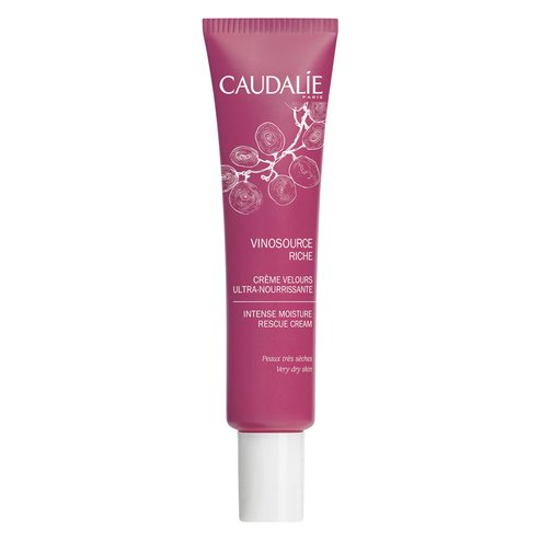Caudalie Vinosource Riche Intense Moisture Rescue Cream Подхранващ и възстановяващ крем за много суха кожа 40ml