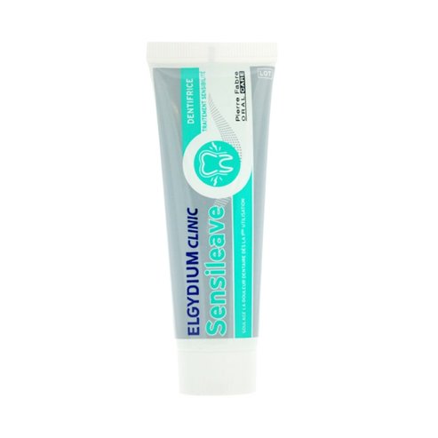 Elgydium Clinic Sensileave Toothpaste Паста за зъби за лечение на чувствителност и намаляване на зъбобол 50ml