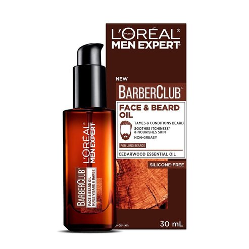 L\'oreal Paris Men Expert BarberClub Face & Beard Oil Овлажняващо, успокояващо масло за лице и брада 30ml