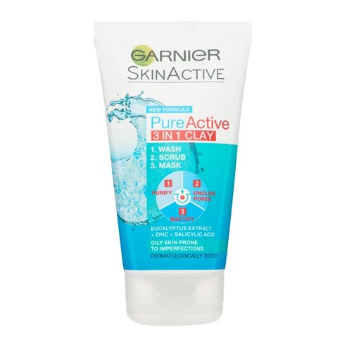 Garnier Pure Active 3 in 1 Clay 150ml
