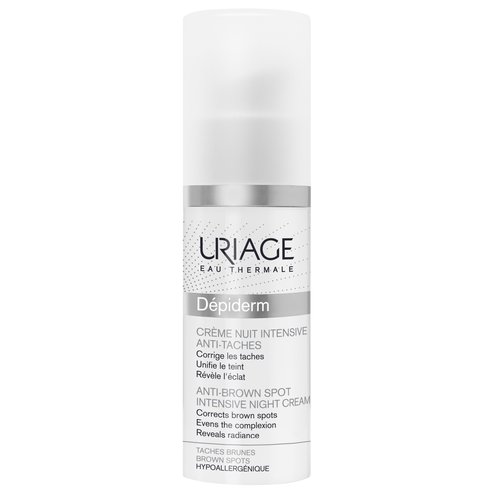 Uriage Eau Thermale Depiderm Anti Brown Spot Intensive Night Cream за ефективен контрол на кафяви петна 30ml