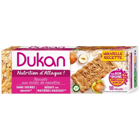 Ducan Nutrition d\' Attaque Biscuits Aux Eclats de Noisettes 18 парчета