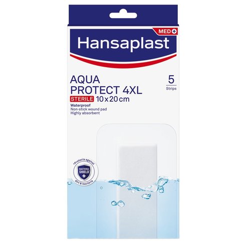 Hansaplast Aqua Protect XL Sterile Strips 10x20cm 5 бр