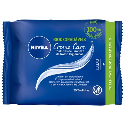 Nivea Cream Care Facial Cleansing Wipes 25 бр