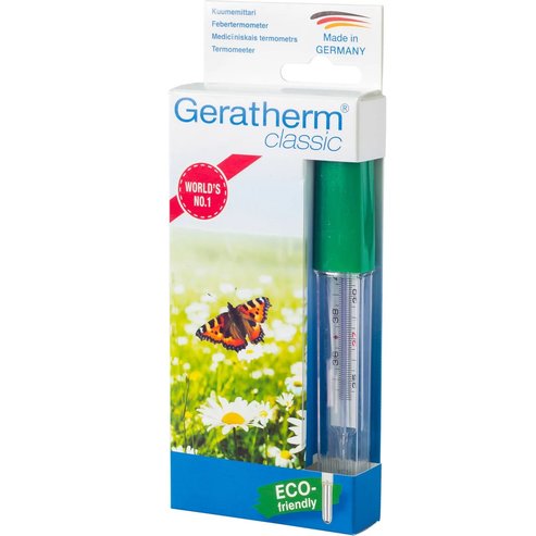 Ecofarm Geratherm Екологичен плосък термометър 1 брой