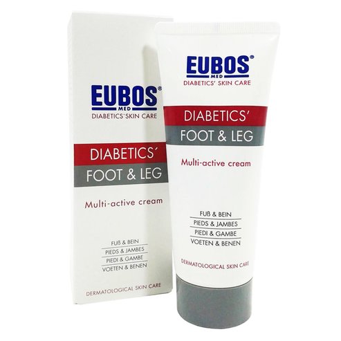 Eubos Diabetics Foot & Leg Multi-Active Cream Крем за крака, Интензивна и дълготрайна хидратация, Подходящ за диабетици 100ml