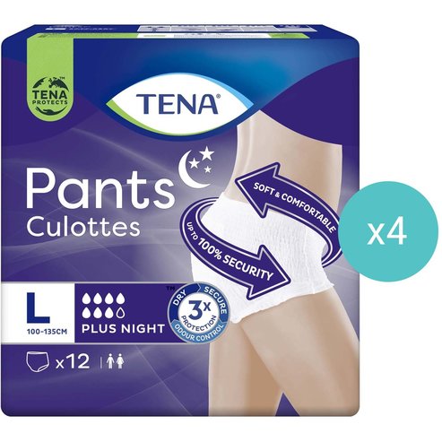 Tena Pants Plus Night Unisex 48 бр - Large 100-135cm