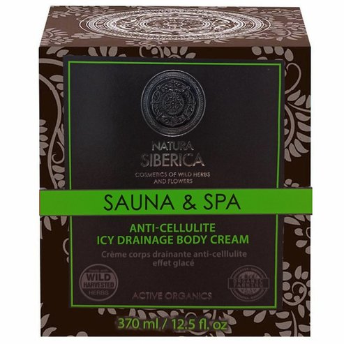 Natura Siberica Sauna & Spa Anti-Cellulite Icy Drainage Body Cream 370ml