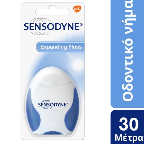 Sensodyne Expanding Floss Конец за зъби за почистване на интердентални пространства 30m