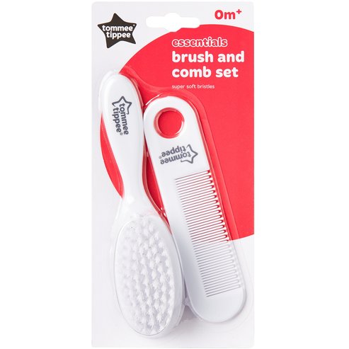Tommee Tippee Essentials Baby Brush & Comb Set 0m+ Код 43309940, 1 бр
