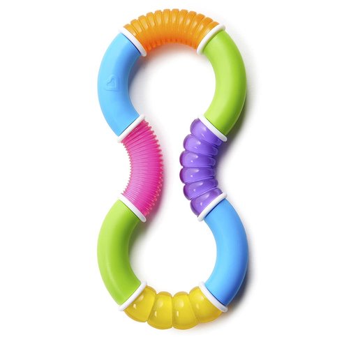 Munchkin Twisty Figure 8 Teether Дъвка за дъвчене на бебета от ратан на фигура 8, 1 брой