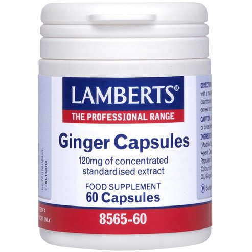 Lamberts Ginger Capsules 120mg, 60caps