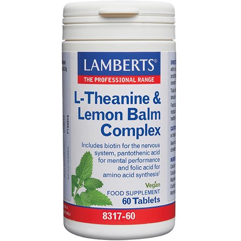 Lamberts L-Theanine & Lemon Balm Complex 60tabs