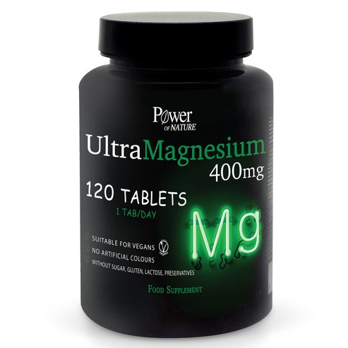 Power Health Ultra Magnesium 400mg Хранителна добавка с високо съдържание на магнезий 120tabs