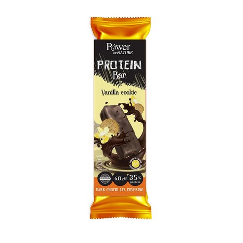 Power Health Protein Bar Vanilla Cookie with Dark Chocolate Covering 60gr