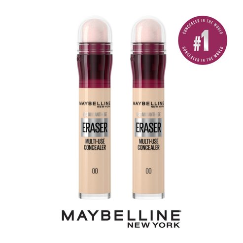 Maybelline PROMO PACK Instant Anti-age Eraser Multi-use Concealer 0 Ivory 2x6ml