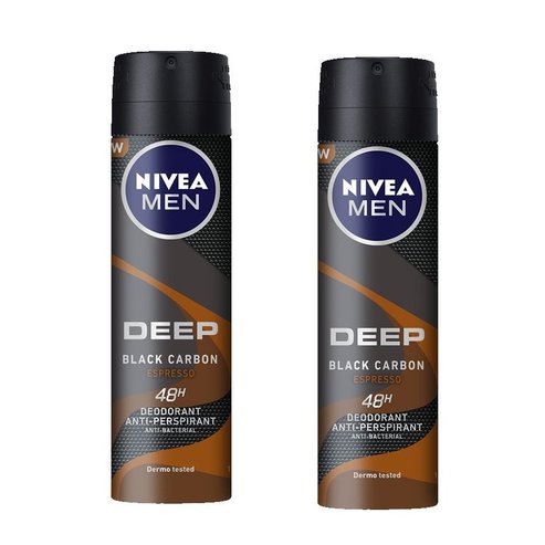 Nivea Men PROMO PACK Deep Espresso Anti Perspirant Deo Spray 2x150ml 1+1 Подарък