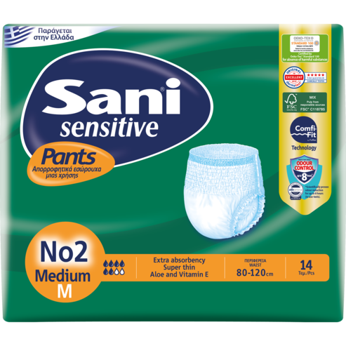 Sani Sensitive Pants 14 бр - No2 Medium
