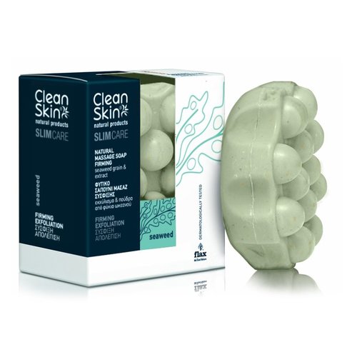 CleanSkin Slimming & Firming Natural Massage Soap Seaweed 100g Promo -40%