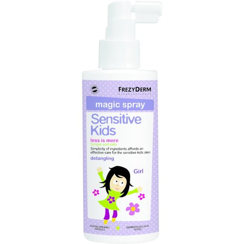 Frezyderm Sensitive Kids Magic Spray for GirlsAromatic Lotion Untangle Ароматен лосион който  овлажнява и омекотява косата 150ml