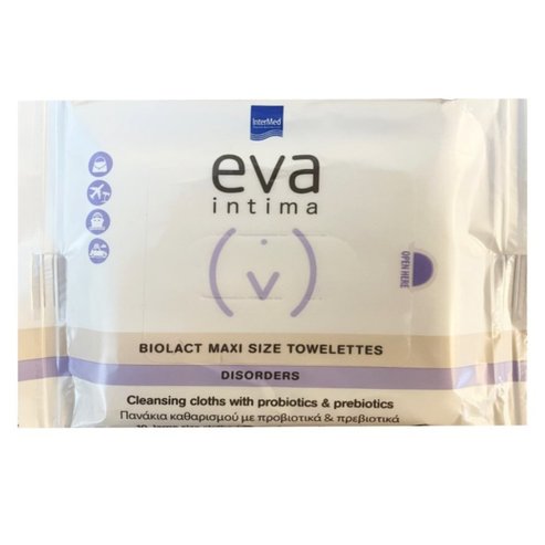 Eva Intima Disorders Biolact Maxi Size Towelettes 10 Wipes