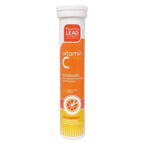 Pharmalead Vitamin C 1000mg за укрепване на имунната система 20 Effer.tabs
