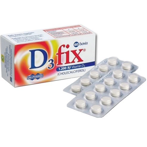 Uni-Pharma D3 Fix 1200iu, 60tabs