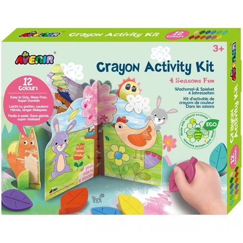 Avenir Crayon Activity Kit 3+ Years Код 60786, 1 бр - 4 Seasons Fun