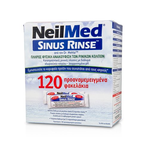 NeilMed Sinus Rinse Система за измиване на носа за възрастни 120 сашета