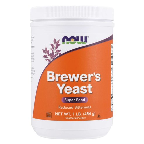 Now Foods Brewer\'s Yeast Powder Хранителна добавка, богат източник на аминокиселини, витамини, минерали и микроелементи 454gr
