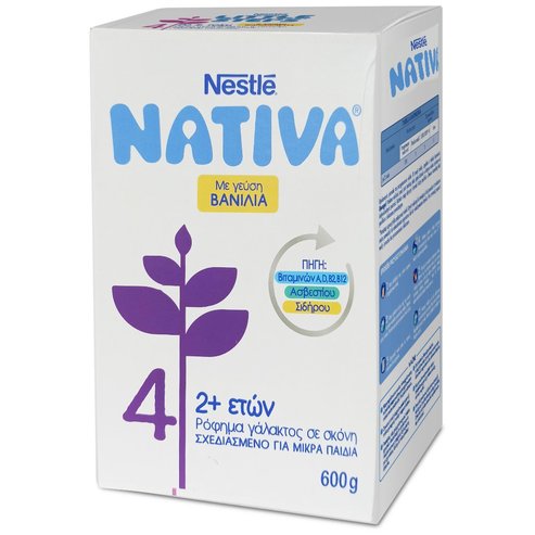 Nestle Nativa 4 ванилия 2+, 600g