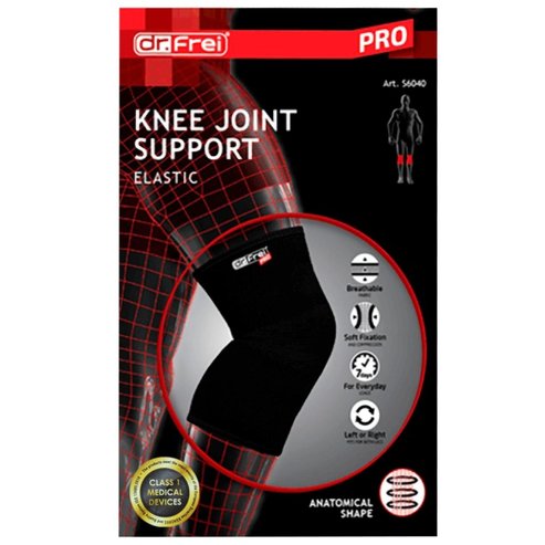 Dr. Frei Knee Joint Support Elastic Черен 1 бр - Large